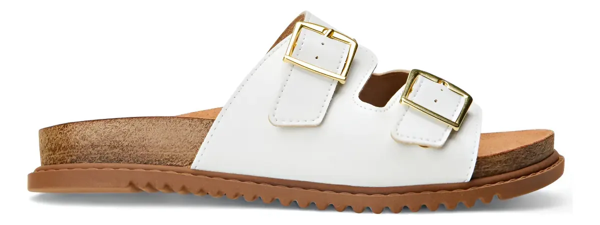 Sandália Casual Para Meninas Com Fivelas Molekinha