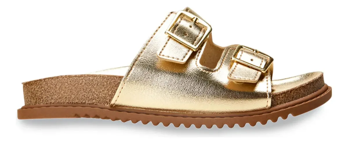 Sandália Casual Para Meninas Com Fivelas Molekinha