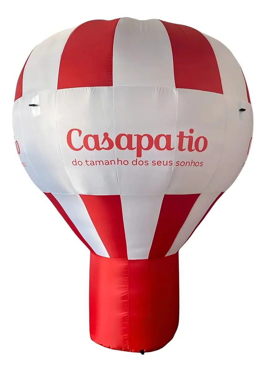Balão Inflável para Propaganda de Roof Top com Motor 3 m