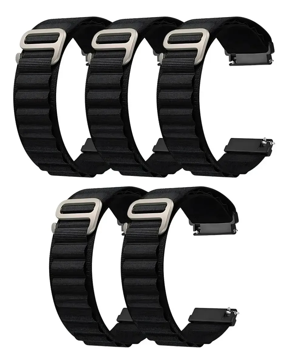 Kit F Pulseiras Relógio 20mm 22mm Nylon Atacado poolsy