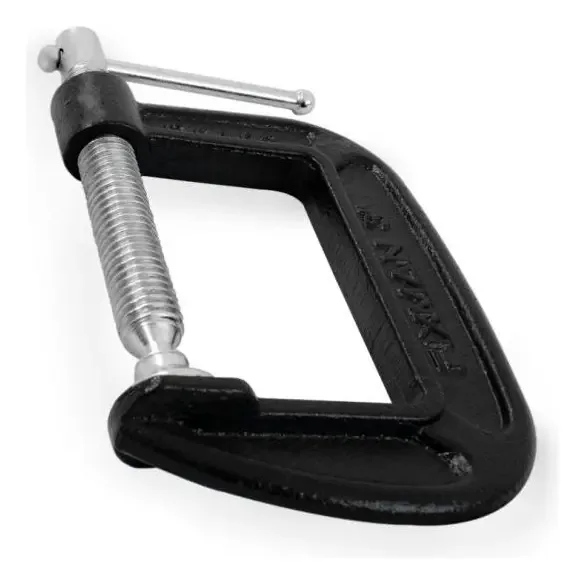 Sargento Tipo C Fixman Abertura 8cm Grampo de Aço Carbono