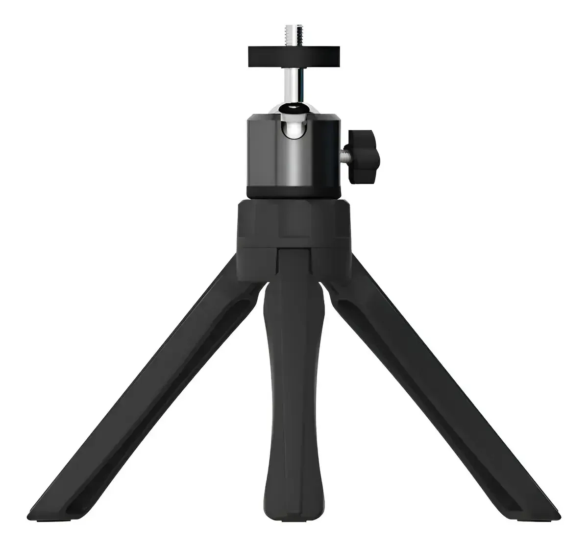 Mini Tripé Portátil Para Câmeras E Projetor Flexível Preto 20 Cm