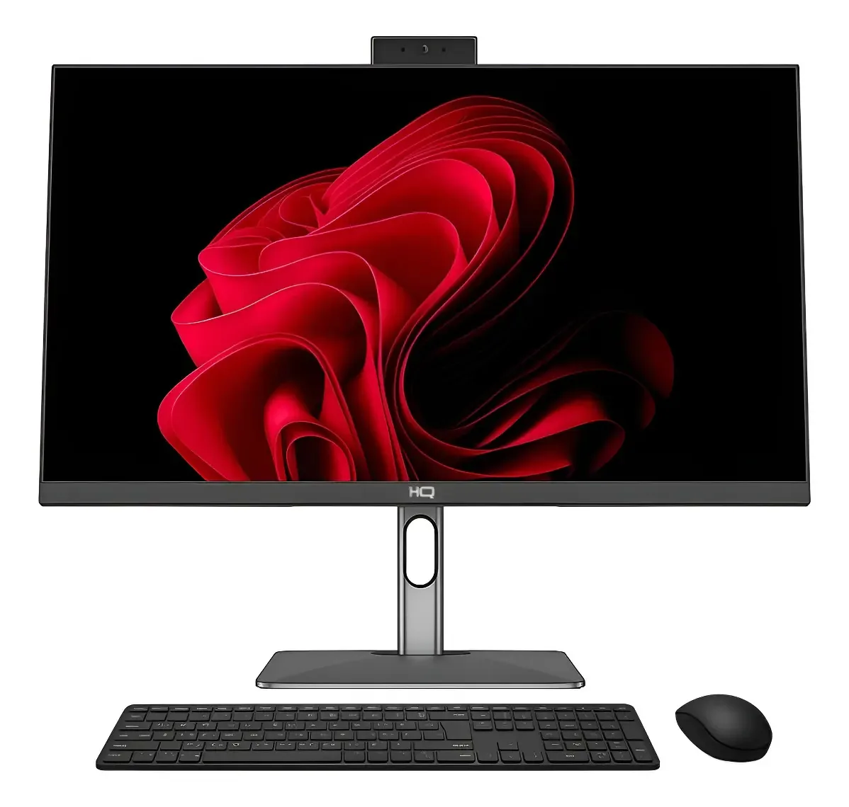 All In One 24 Hq Silver I5 12400, 8gb, Ssd 512gb, Webcam Prateado