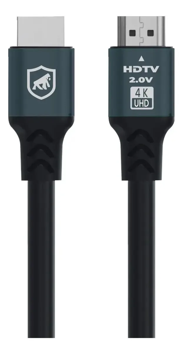 Cabo HDMI Survivor 4K 2m Preto Gshield Áudio e Vídeo Alta Qualidade