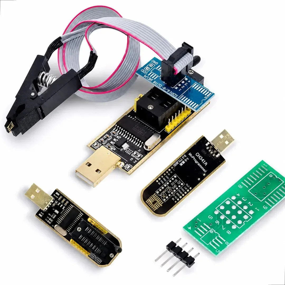 Adaptador Usb Gravador Leitor Programador Eprom+pinçajacaré Blutu