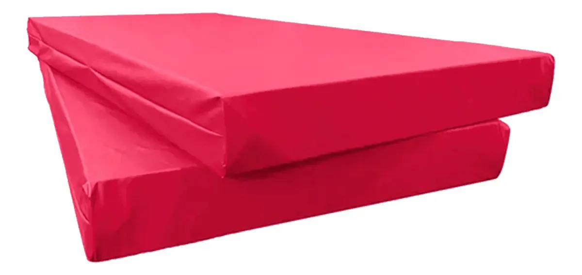 Kit 2 Colchões Hospitalares Solteiro Espuma D33 78x1,88x16 Cor Rosa
