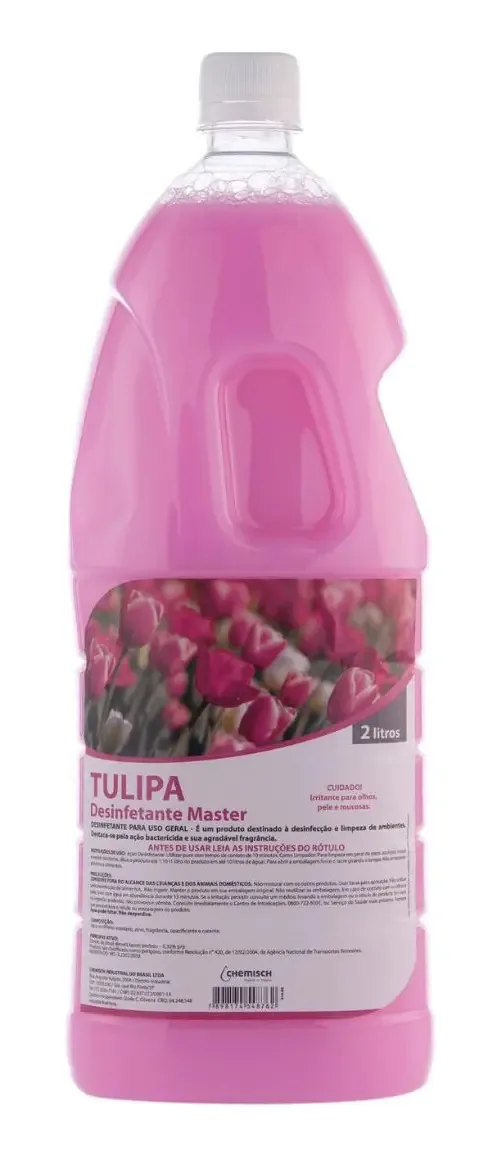 Desinfetante Master Tulipa 2l Para Banheiros E Louças
