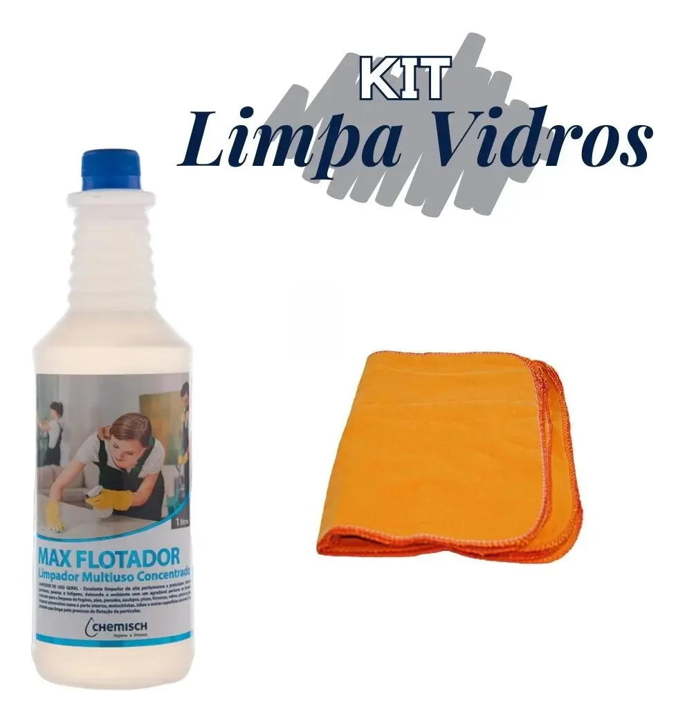 Kit Limpeza De Vidros