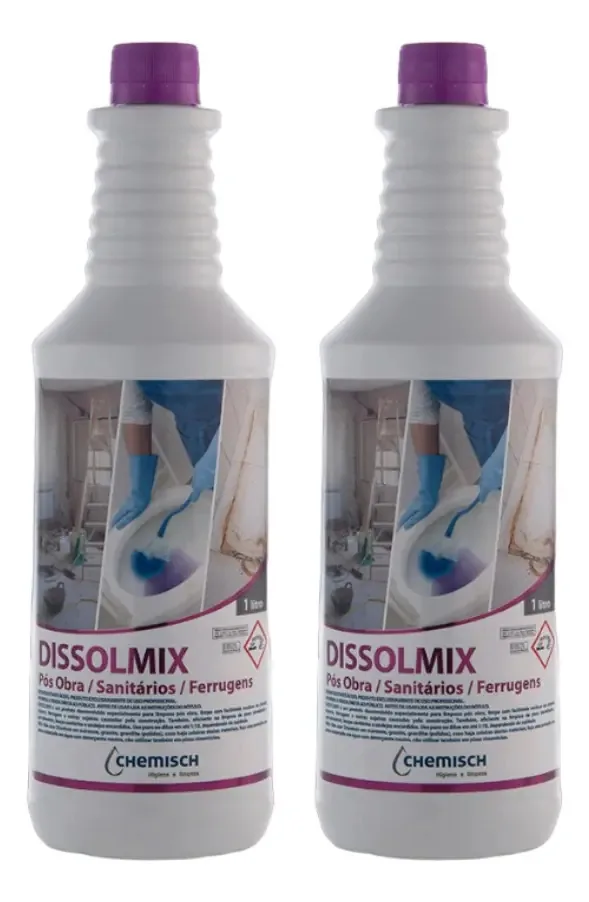 Limpador Dissolmix 2l Para Limpeza De Betoneiras