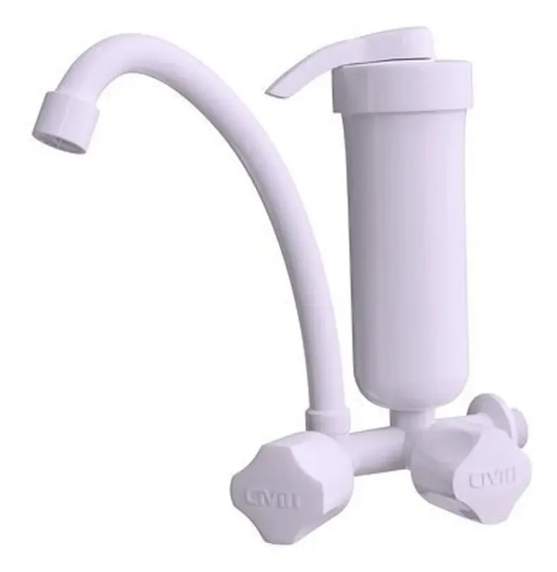 Kit 2 Torneiras Cozinha Purificador De Água Parede Cjwt
