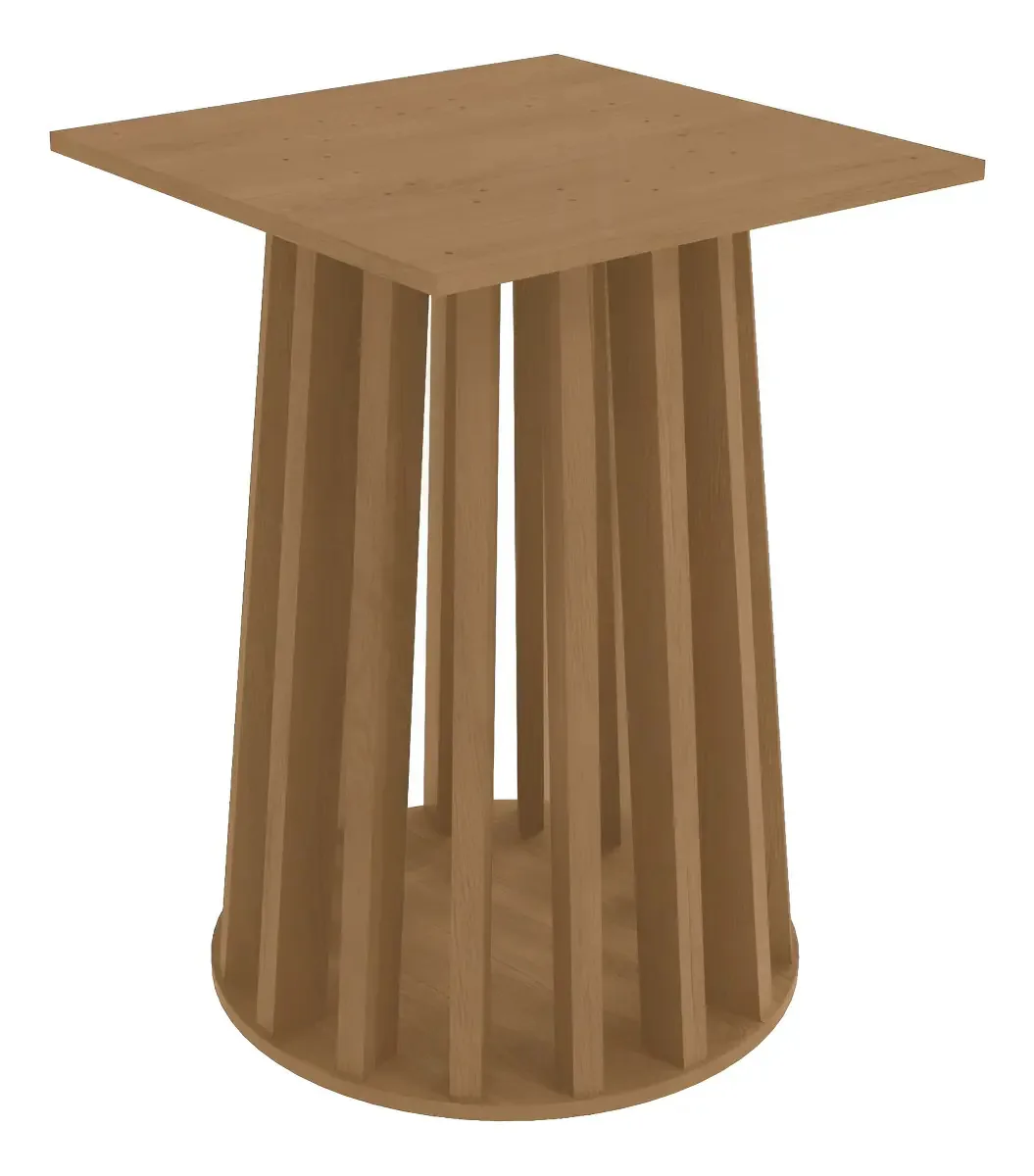 Base Lavanda Redonda Para Mesa De Jantar De Madeira Wt