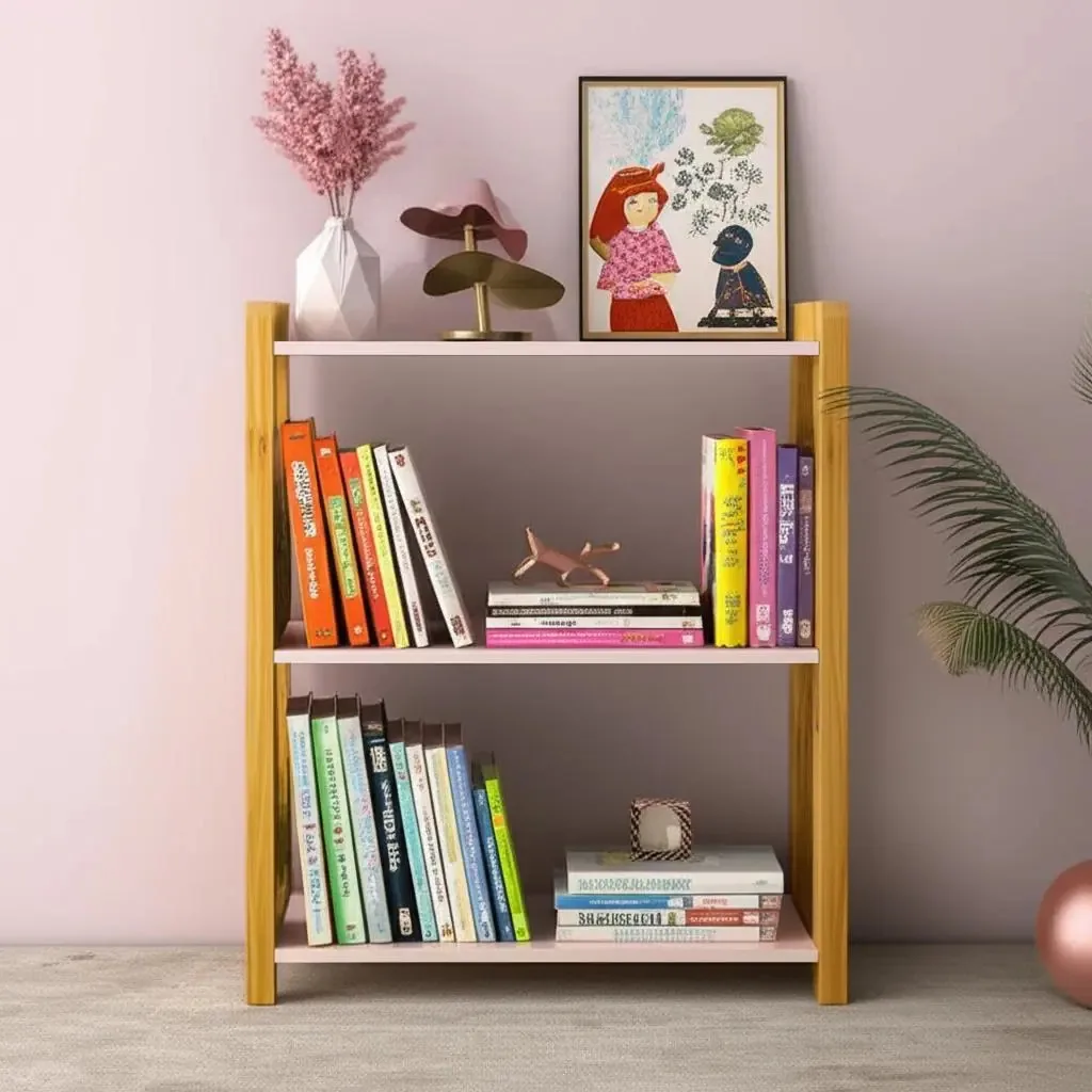 Estante Para Livros 75cm X 54cm Infantil Wt