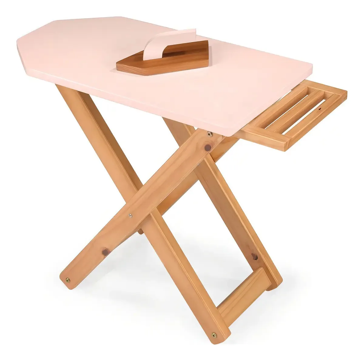 Tábua De Passar Brinquedo 57x25x75cm Infantil Rosa Dawt