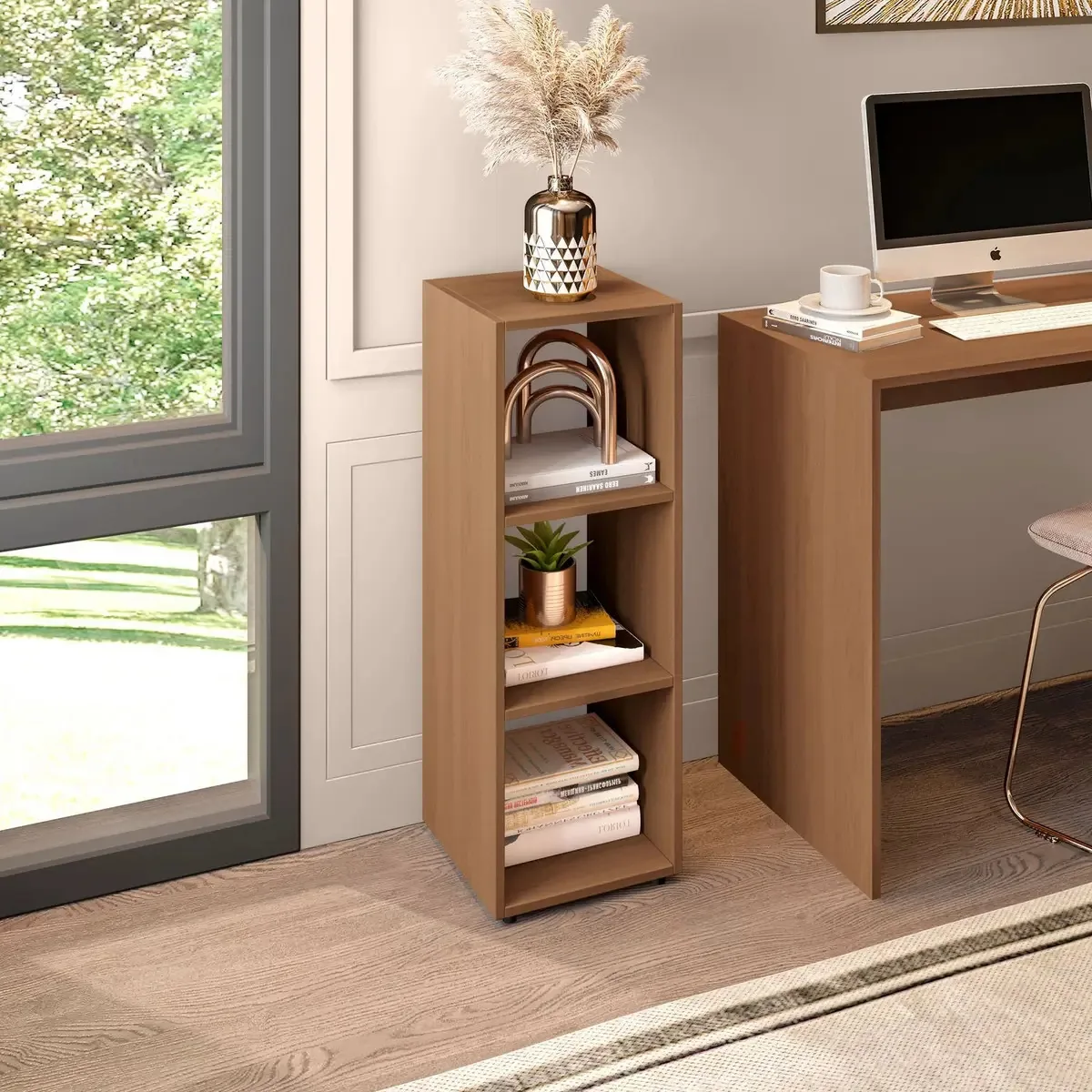 Estante Para Livros Modular 3 Nichos Austin Freijó Gb