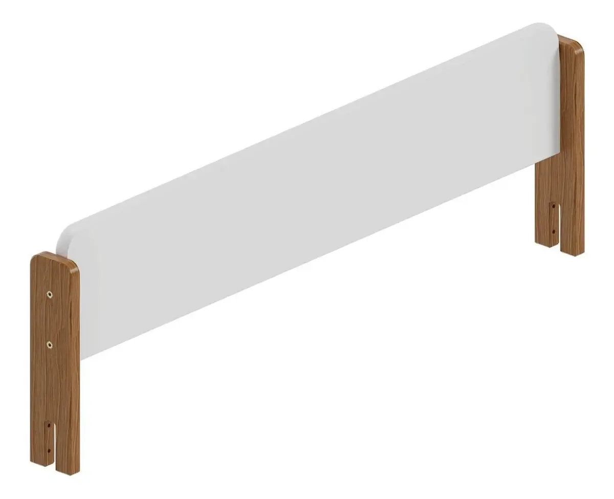 Casatema Aria Branco/nogueira Lisa 7 Cm 30 Cm