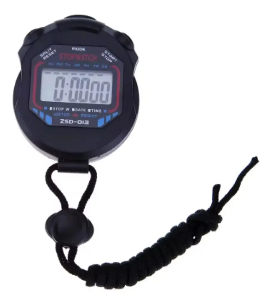 Cronômetro Digital HXT Progressivo Resistente Água Alarme Preto