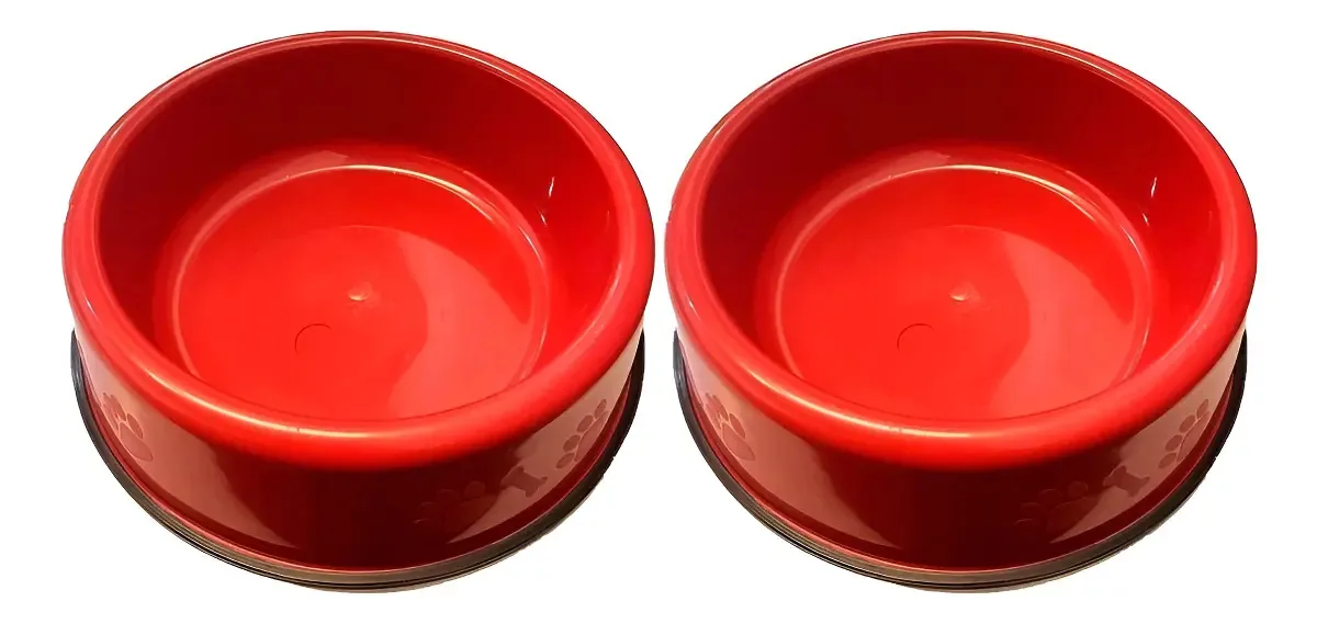 3 Comedouros Bebedouros Antiderrapantes Viu Pet para Cães e Gatos 1.5L