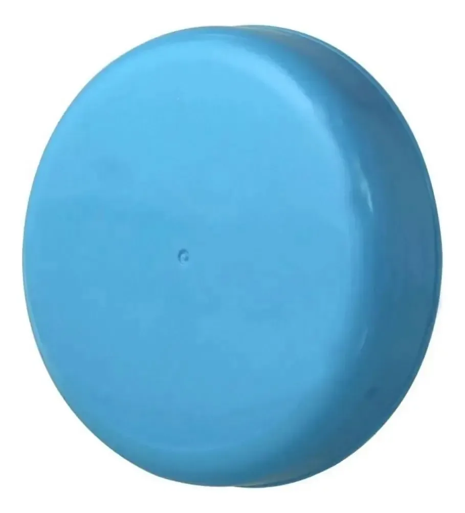 10 Tampas Plásticas 110mm: Seguras, Versáteis E - Azul Bebê