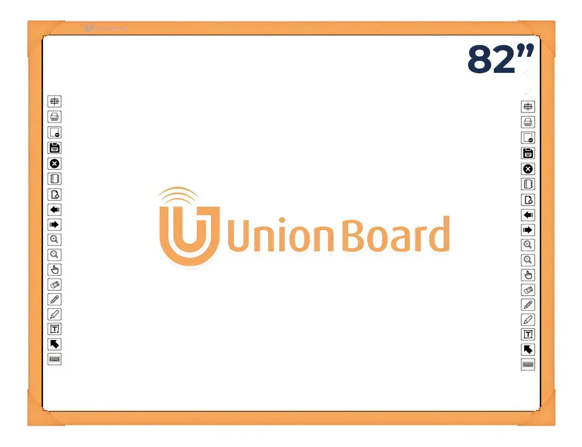 Lousa Interativa Digital Touch Unionboard Laranja 82 Pol