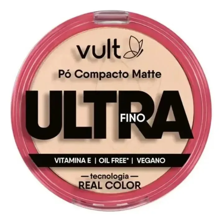 Base De Maquiagem Em Pó Compacto Vult Pó Compacto Matte Ultr