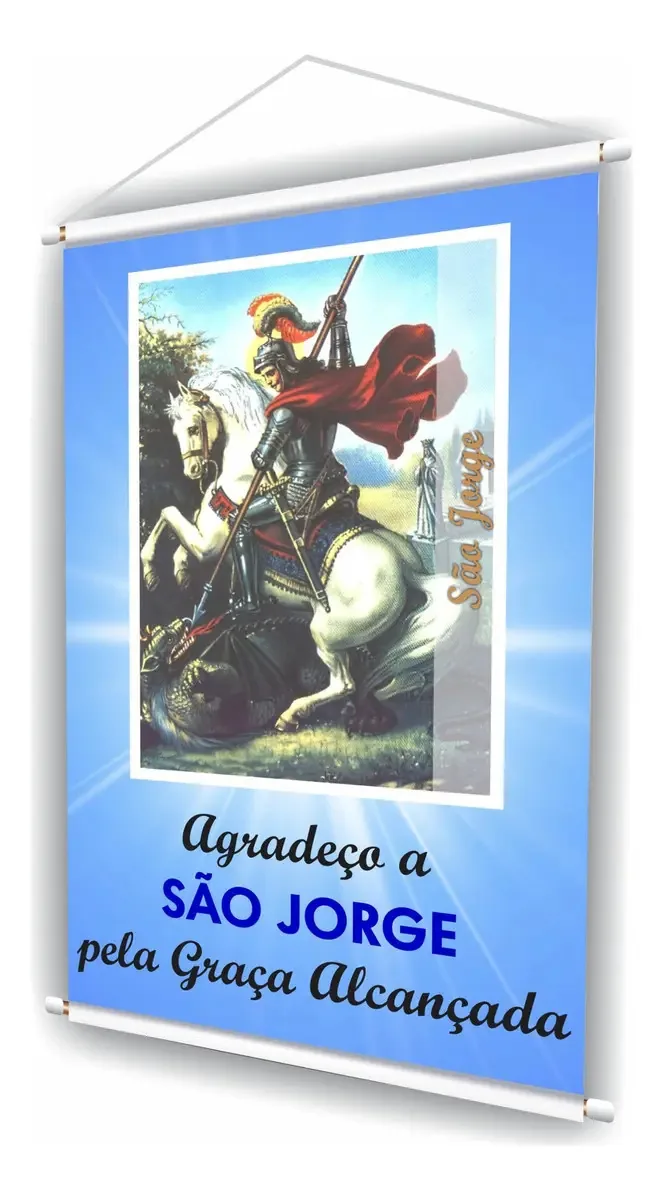 Banner Faixa Placa São Jorge Igreja Santuário