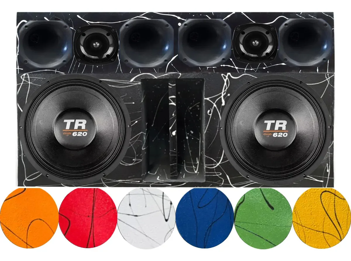Caixa Corneteira Separada 2 Tr 620 Triton Som Carro