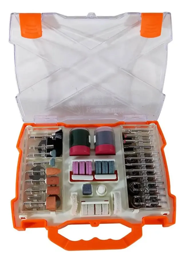 Acessórios Para Mini Micro Retífica Esmeril 99 Peças+ Maleta