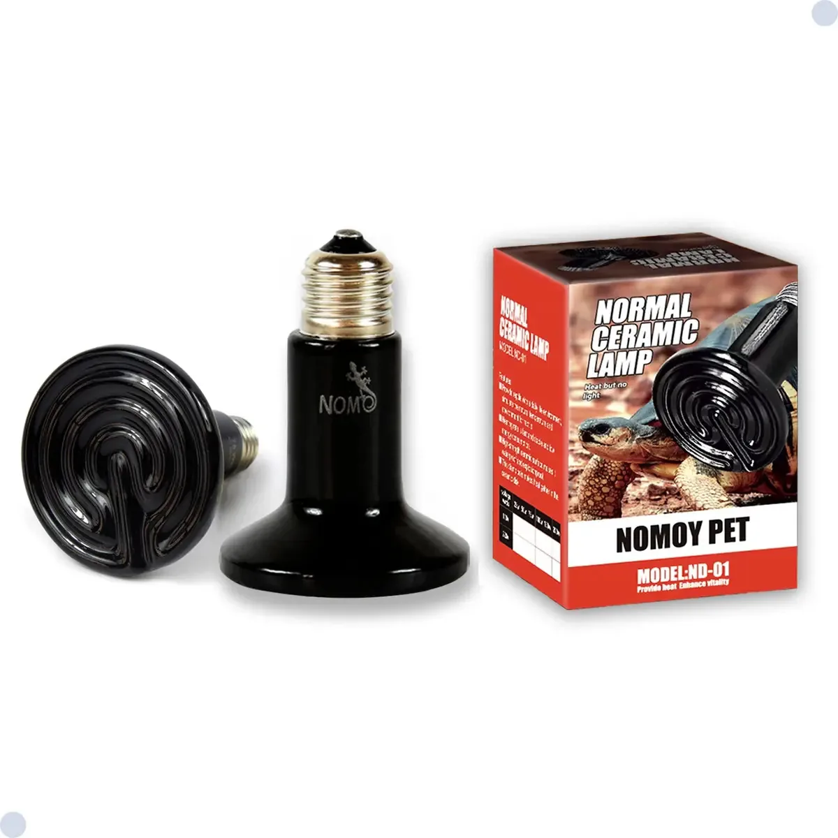 Lâmpada Cerâmica Aquecedor 100W Nomoy Pet Répteis Voltagem