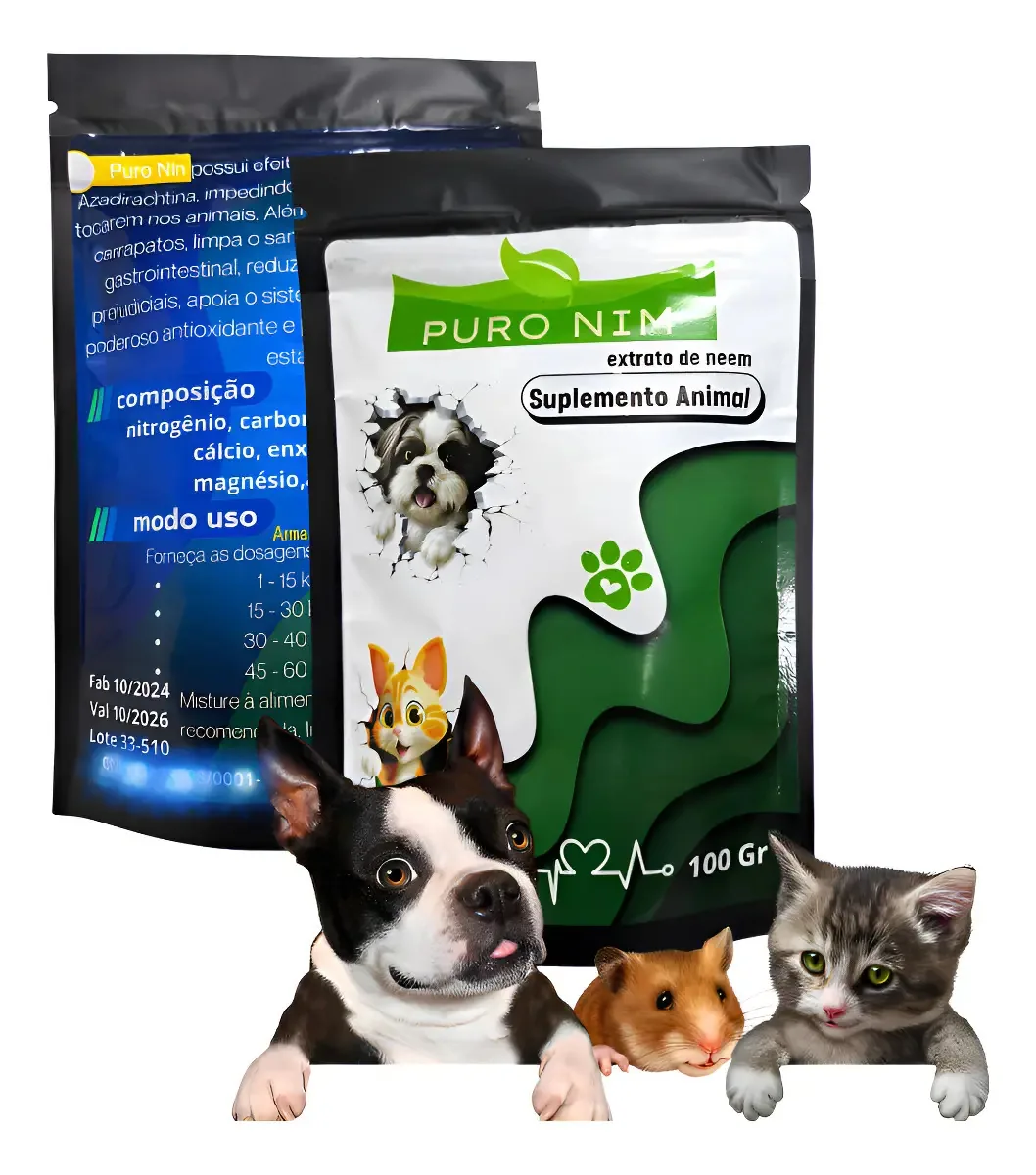 Neem Em Pó Como Suplemento Em Pó Para Pets