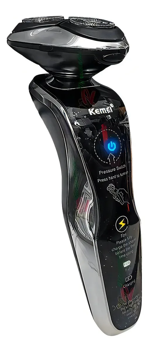 Barbeador Elétrico Prova D'água Kemei Km 8006