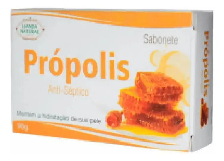 Kit 12 Sabonetes Em Barra Própolis 90g
