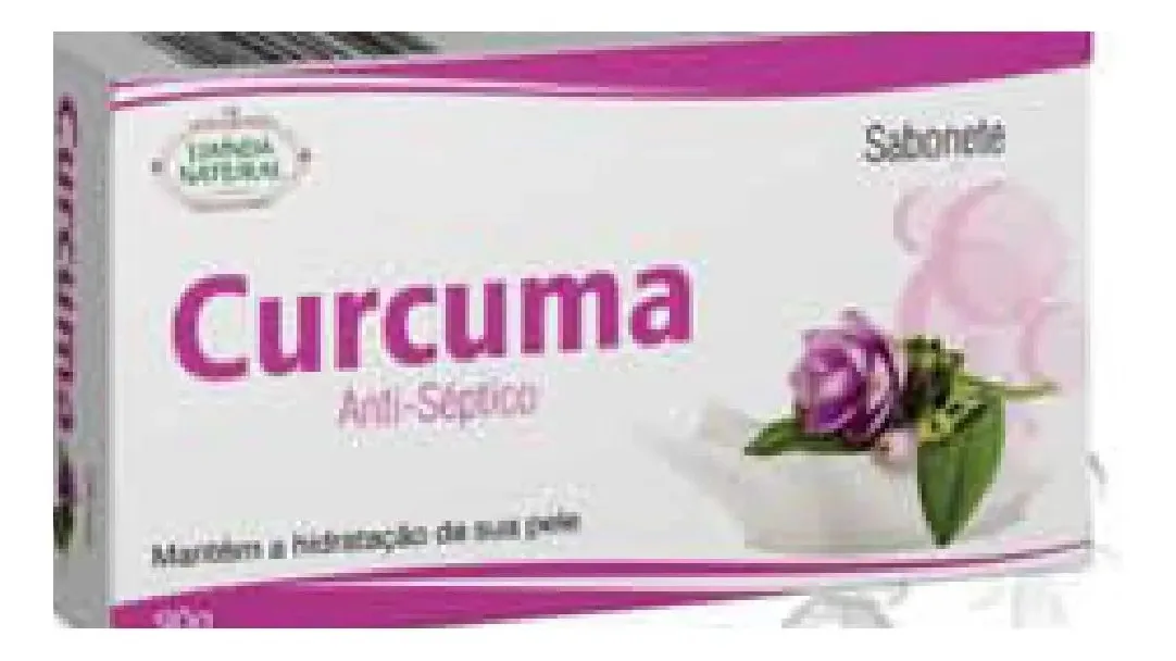 Kit 3 Sabonetes Em Barra Curcuma 90g