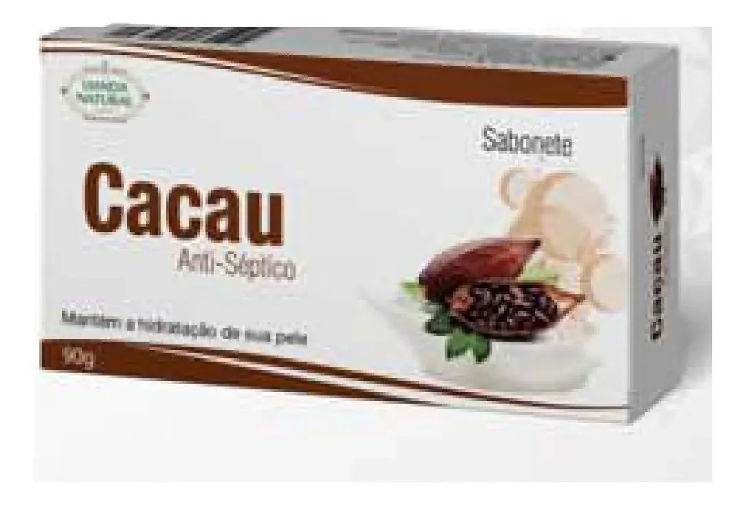Kit 3 Sabonetes Em Barra Cacau 90g