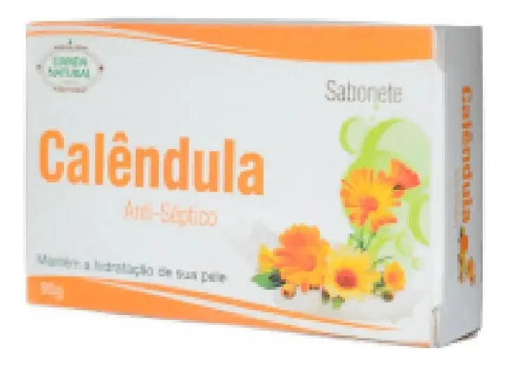 Kit 3 Sabonetes Em Barra Calêndula 90g