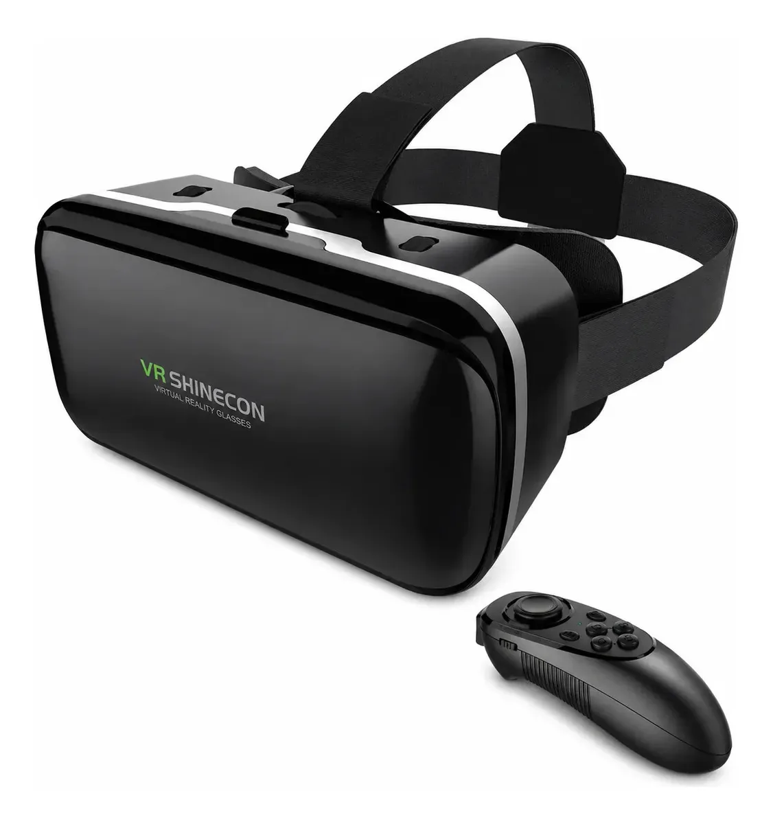Oculos Vr Shinecon Blutu Gamer Sem Fio Para Realidade Virtua Preto