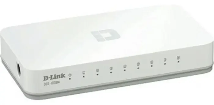 Switch Fast Ethernet 8 Portas 10/100mbps D-link Des-1008a