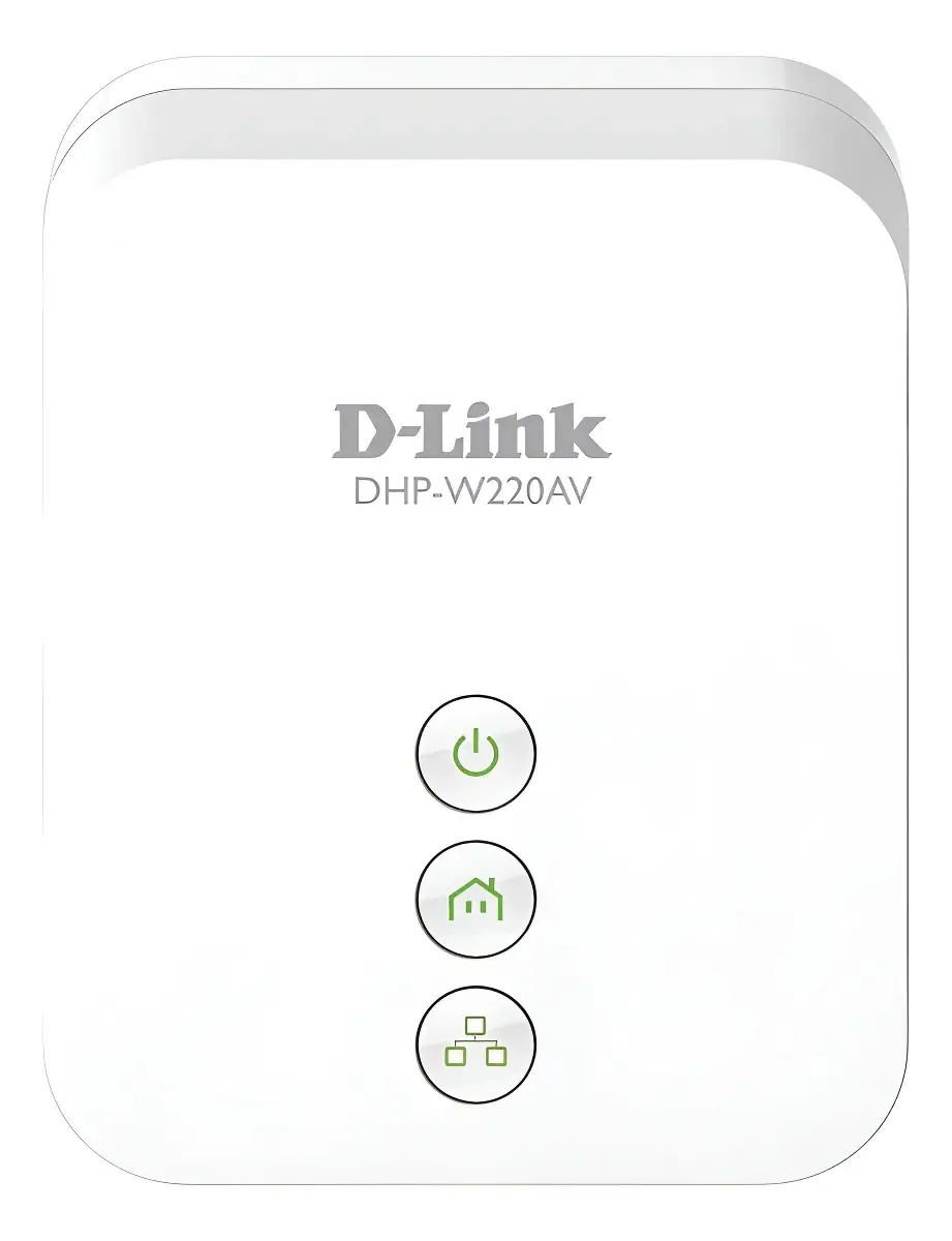 D-Link Adaptador Powerline Sem Fio Modelo DHP-W220AV Branco