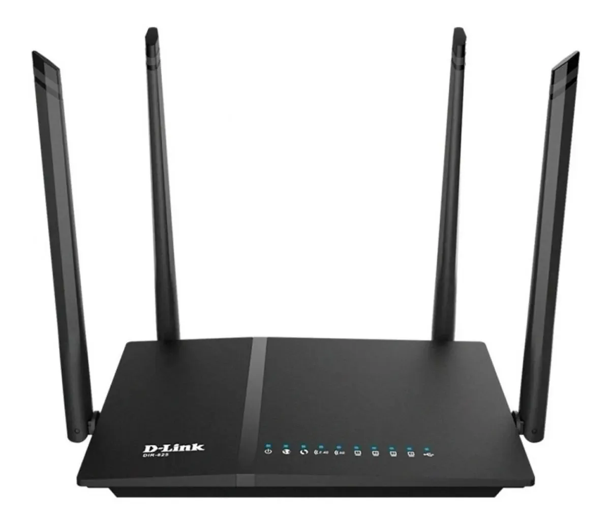 Roteador D-Link preto
