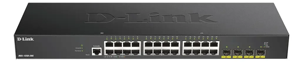 Switch 24 Portas 10/100/1000 - D-link Dgs 1250-28x
