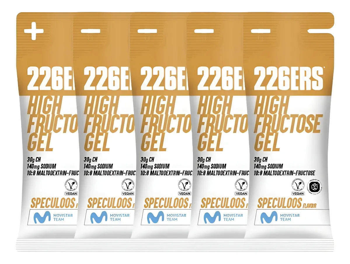 Gel De Carbo 226ers High Frutose Gel Xs 44g Kit 5 Sachês Sabor Speculoos