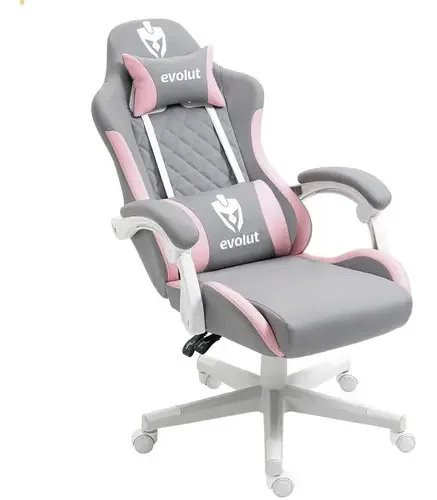 Cadeira Gamer Reclinavel + Almofadas Corrige Postura Confort