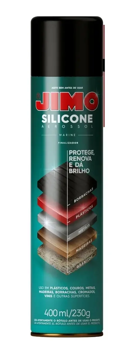 Jimo Silicone Aerossol Marine 400ml Uso Automotivo Doméstico