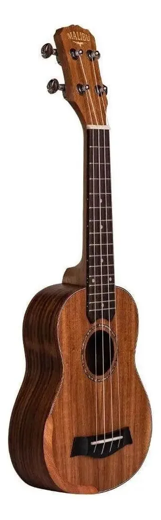 Ukulele Acústico Soprano Malibu Preto
