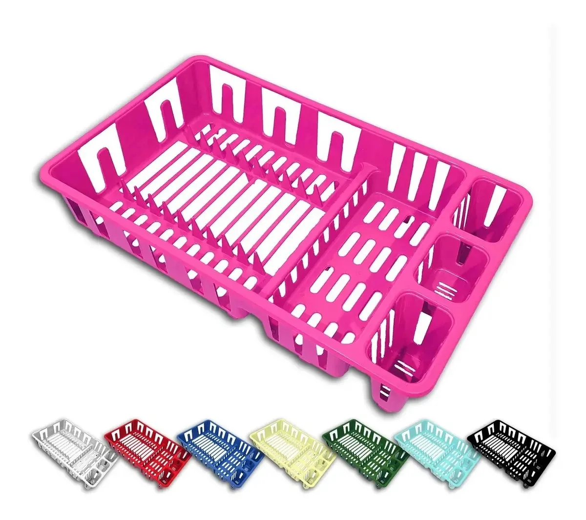 Escorredor De Louça Cores Cozinha Cor Rosa