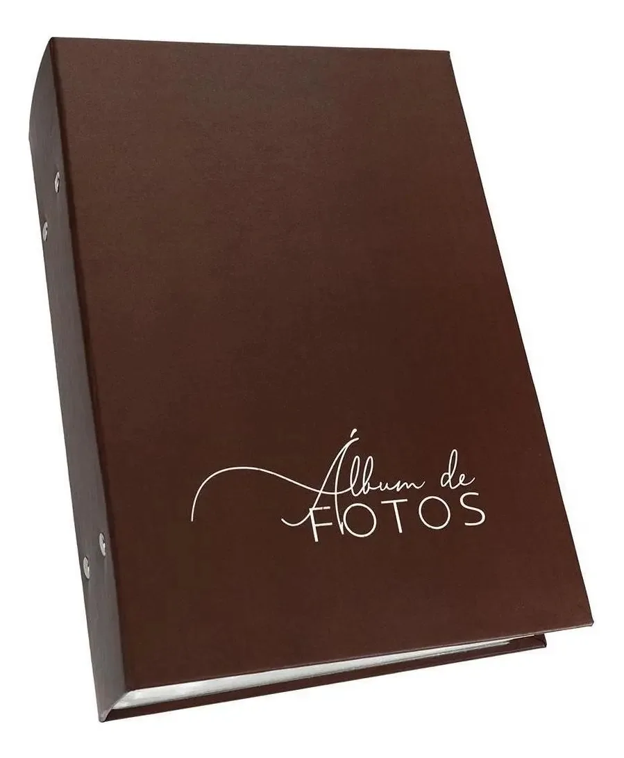 Album Para Fotos 10x15 /512 Fotos Marrom Fosco Vintage Lindo