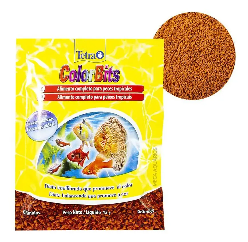 Tetra Colorbits Sache Promocional Ração Peixes 15g
