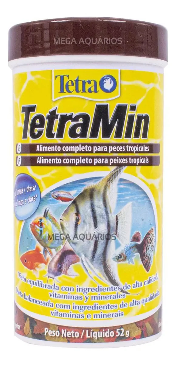 Ração Peixes De Água Doce Tetramin Flocos 52g