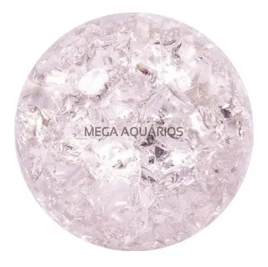 Bola De Vidro Cristal Fontes Água Bolinha Esfera 5cm