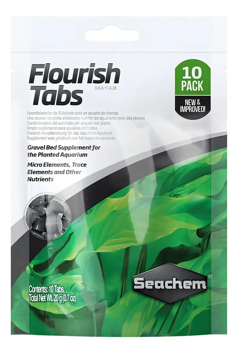 Suplemento Aquário Plantado Seachem Flourish Tabs 10tabs