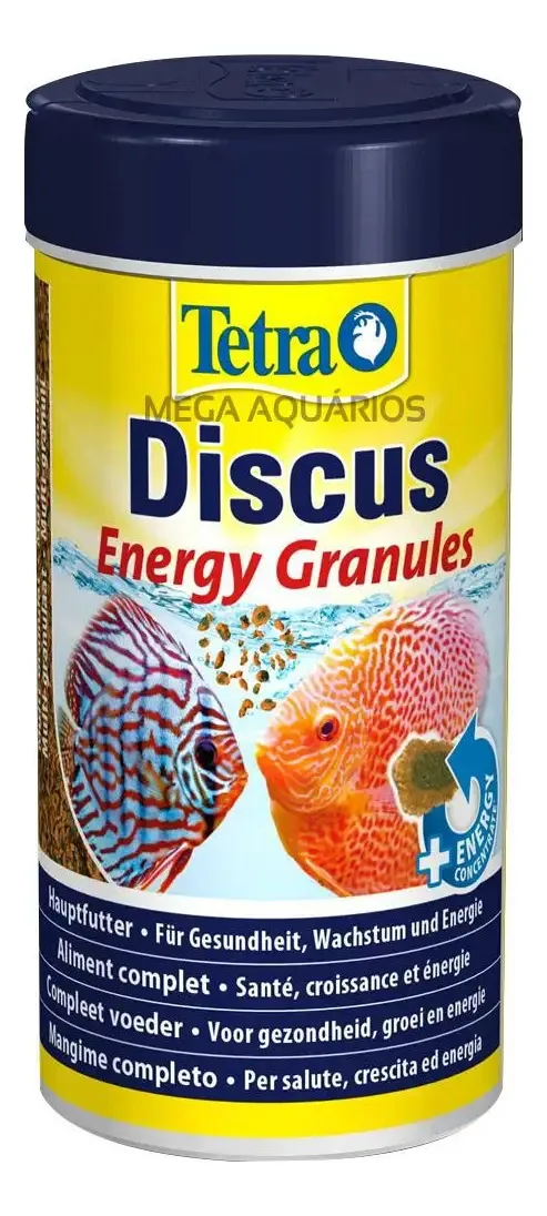 Ração Para Peixes Ornamentais Tetra Discus Energy 250ml